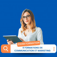 Zoom : 4 formations à faire en communication et marketing
