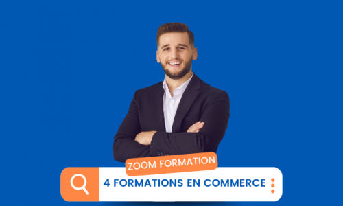 4 formations en commerce